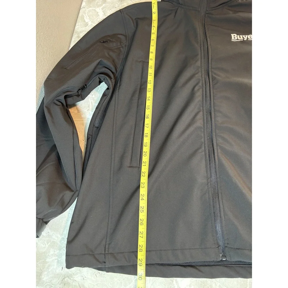 Buyers Products Company Mens Black‎ Softshell Full Zip Jacket XXL Workwear Swag